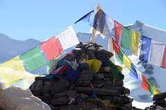 30 Prayer Flags Frame Our Chorten Early Morning At Mount Everest North Face Advanced Base Camp 6400m In Tibet.jpg